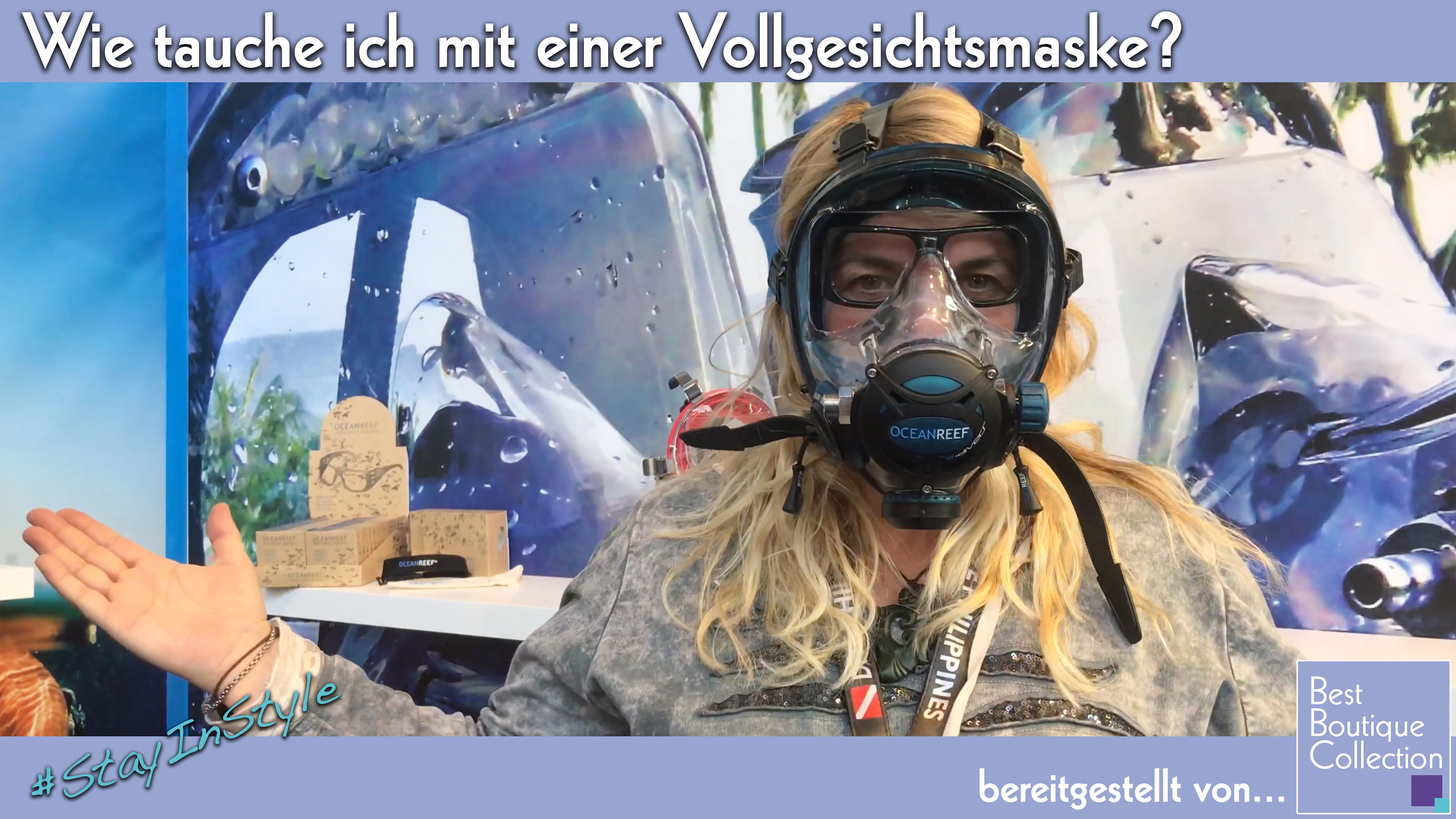 YouTube Video Tauchen mit Vollgesichtsmaske
