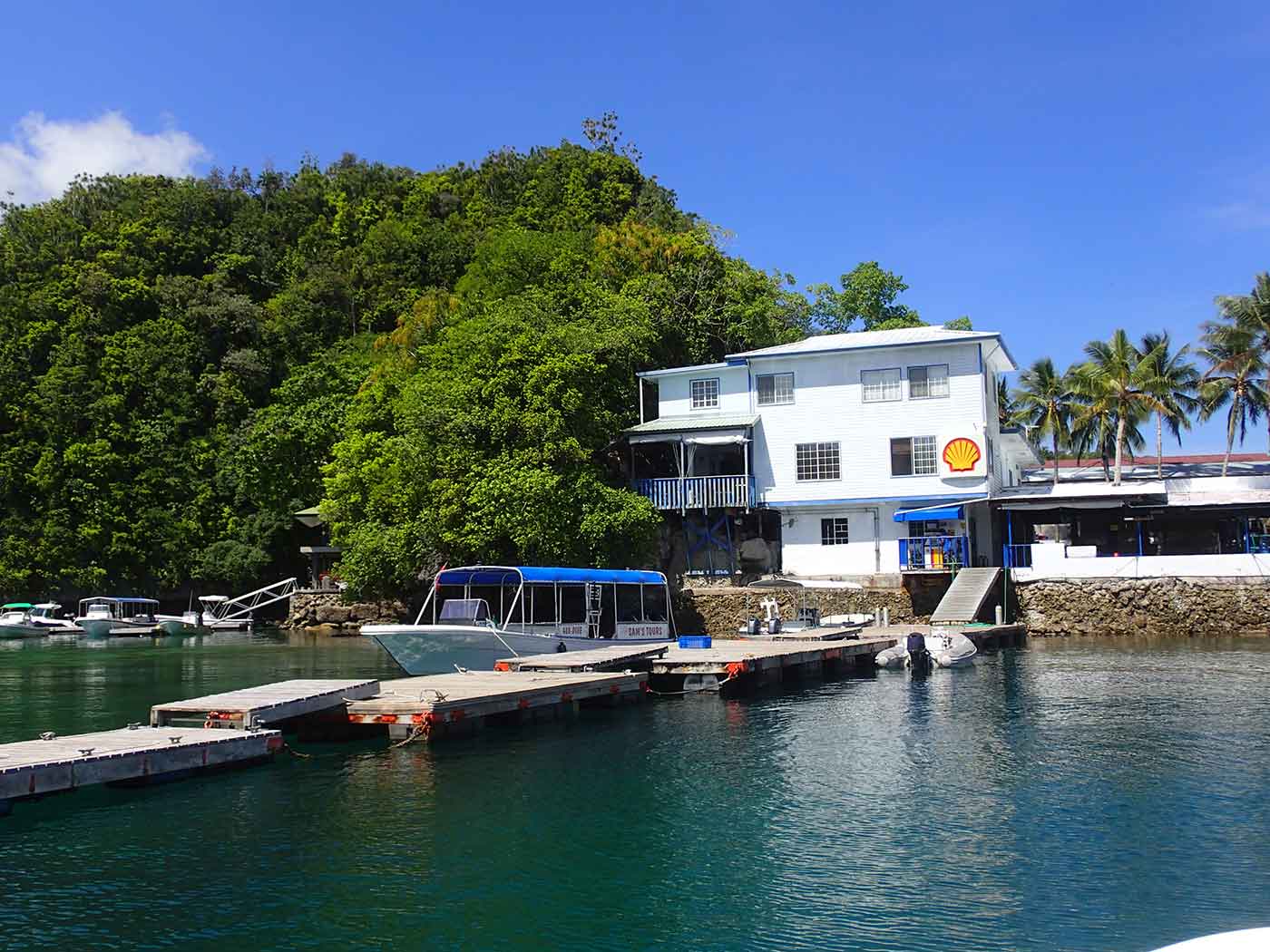 Sam's Tours Palau - Dock