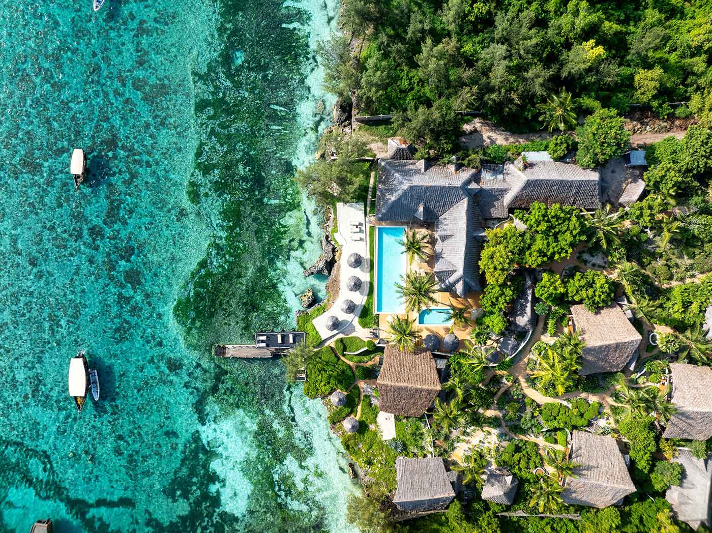 Sunshine Group - Sunshine Marine Lodge Zanzibar - Aerial